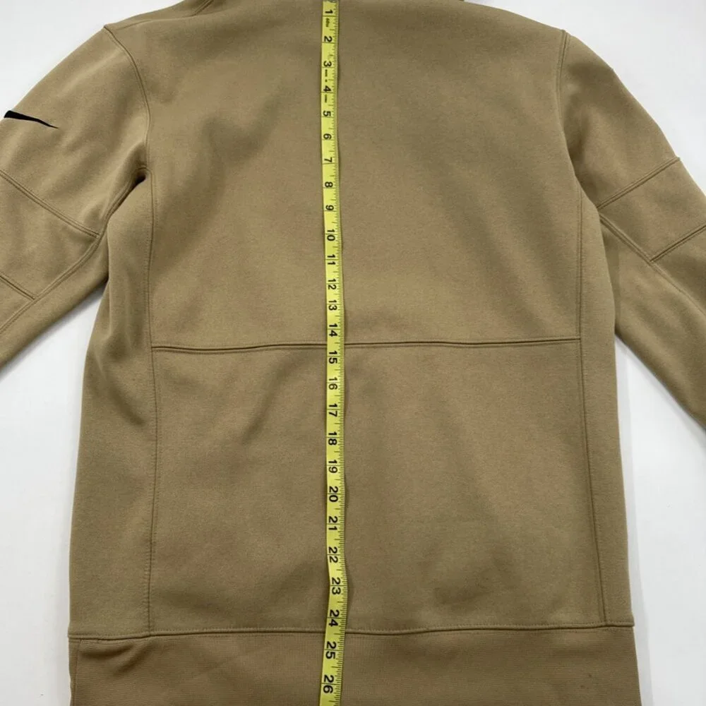 New Orleans Saints Hoodie Mens Small Salute to Service Camo Therma Pullover Tan